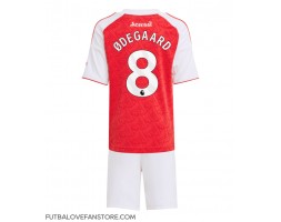 Arsenal Martin Odegaard #8 Domáci Detský futbalový dres 2025-26 Krátky Rukáv (+ trenírky)